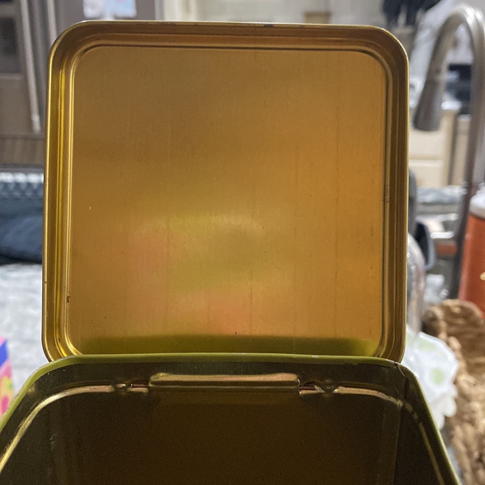 Vintage Late 70’s-Early 1980’s Green Casa Via Variccio Decorative Pasta Tin! - Picture 7 of 10